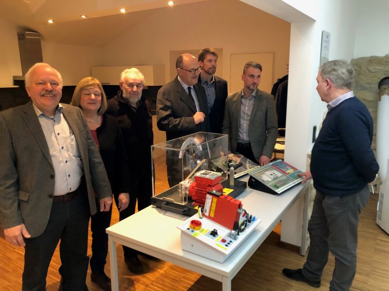 Besuch bei der Firma Pelteko GmbH & Co. KG in Lautern